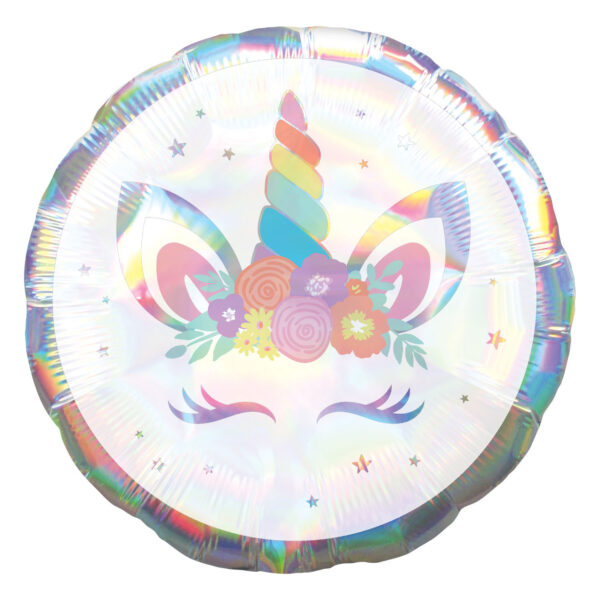 iridescent unicorn balloon