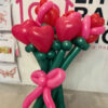 valentines balloon flowers